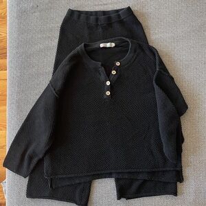 Free People Hailee sweater set